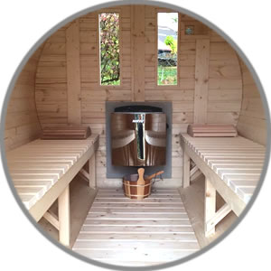 Sauna tonneau 