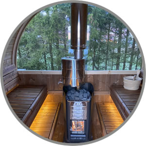 Sauna tonneau 